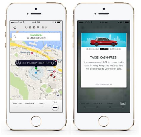 Uber Launches Taxi-Booking Service in Hong Kong