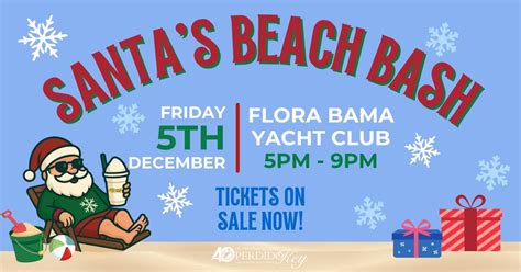 Santas Beach Bash - Annual Holiday Party 2025, Flora-Bama Yacht Club ...
