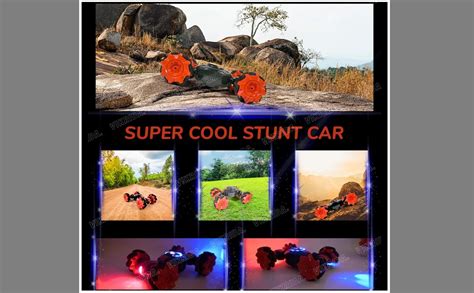 VikriDA Stunt Car Toy with Gesture Sensing Twist and 2.4G Remote ...