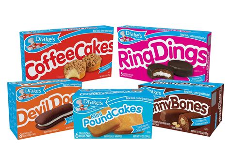 Amazon.com: Drake's Variety Pack, 1 Box Each Of Coffee Cakes, Devil ...
