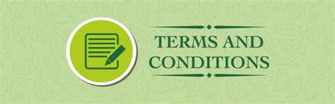 Terms And Condition