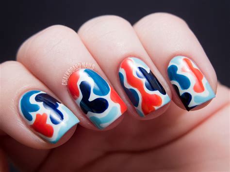 Abstracted Lava Lamp | Abstract nail art, Nail art blog, Nail art
