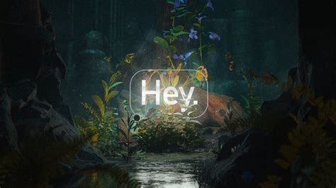 Download wallpaper 1600x900 greeting, word, neon, light, cave, flowers ...