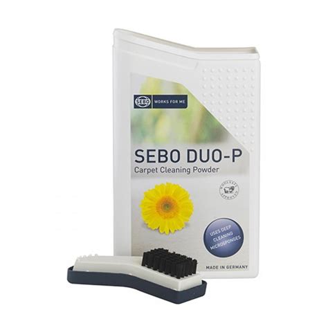 Sebo Duo P clean Carpet powder cleaner deodorizer kit