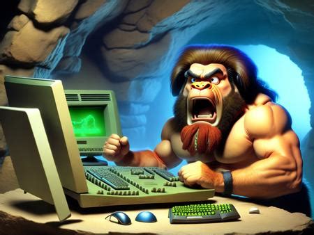Image result for Cartoon Monkey Computer