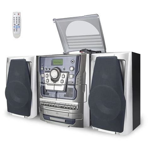 Bluetooth Vinyl Stereo Record Player 3 Speed Stereo Turntable Cd ...