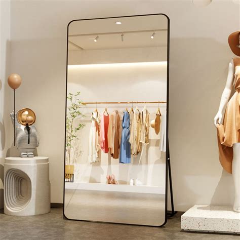 MOK Mirror Full-length mirror Whole Body Mirror Floor-to-ceiling Mirror ...