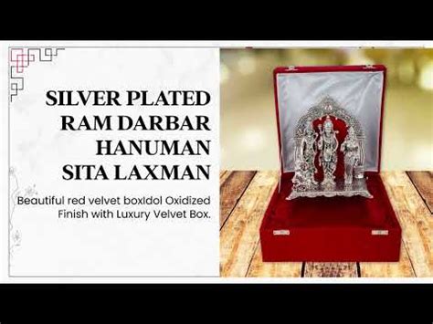 INTERNATIONAL GIFT Silver Plated Ganesh Darbar Idol With Box & Bag ...