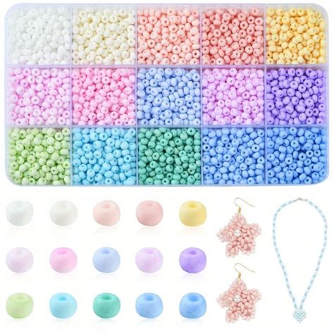 150g (cerca De 1900pcs) Contas De Sementes Coloridas Como Caramelo ...