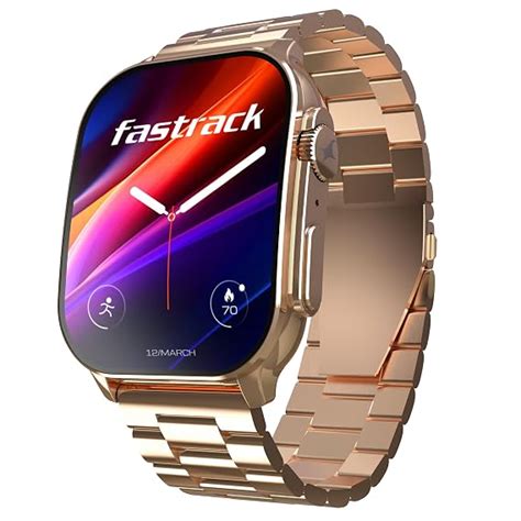 Fastrack Astor FS2 Pro 1.96" Super AMOLED Smart Watch, Metal Body with ...