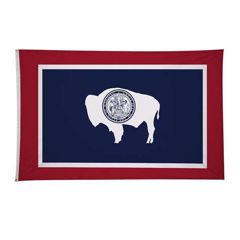 Wyoming State Flag - 4' x 6' Nylon American Made