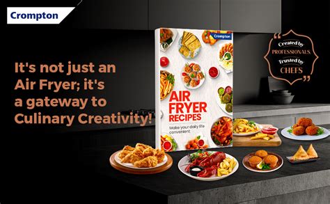 Crompton NourisPro DG 4.5 Ltr Digital Air Fryer with Quick Fry ...