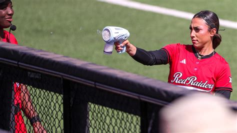 See how Texas Tech softball scored the first run of its WCWS game vs. UCLA