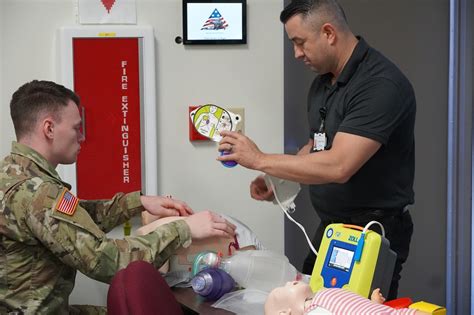 Soldiers with 801st Field Hospital learn nuances of basic life support ...