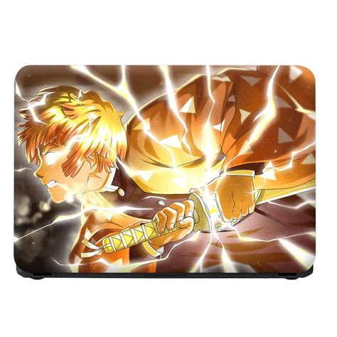 Shop Zenitsu Agatsuma Kimetsu No Yaiba Laptop Skin | Buy Online Now ...