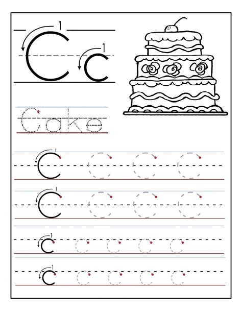 Tracing Letter C