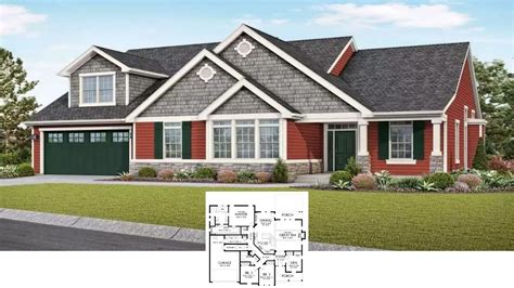 Home Facade Craftsman Garage The Wilfred – Donald A. Gardner