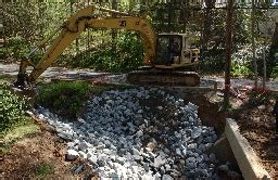 2005 04 15, Last Riprap, Grading