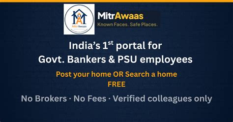 MitrAwaas – India's 1st Housing Platform for Govt Bankers & PSU Employees