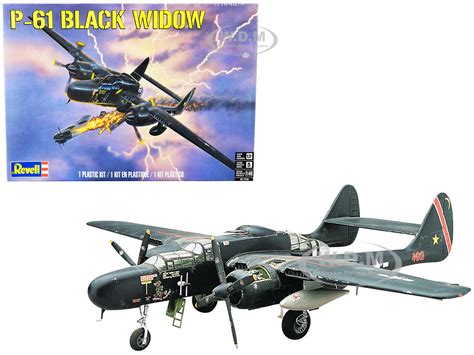 LEVEL 5 MODEL KIT P-61 BLACK WIDOW FIGHTER PLANE 1/48 SCALE BY REVELL ...