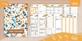 Private Tutor Organiser 2023-2024 (teacher made) - Twinkl