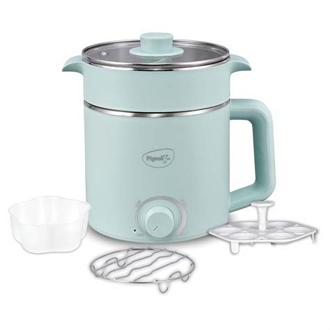 Pigeon Swift Plus Multi-Cook Kettle 1.5L with Steamer & Egg Rack – Blu ...
