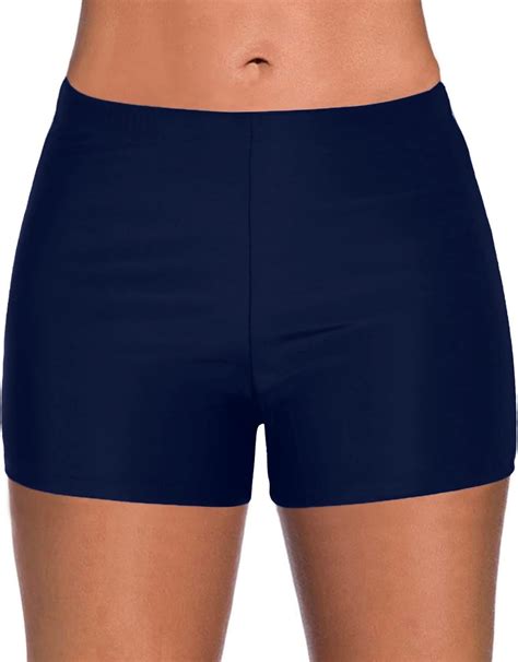 Women Running High Waist Bikini Bottoms Swim Briefs Beach Shorts Swim ...