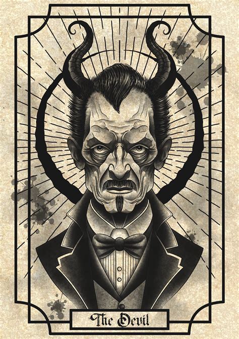 The Devil Major Arcana Tarot Card A4 Print - Etsy