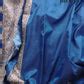Shop Blue Floral Jaal Handloom Banarasi Pure Katan Silk Saree – BUNKALA