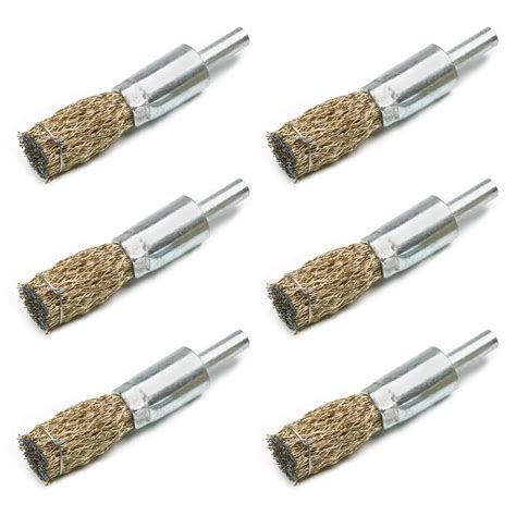 Utoolmart Grinding Pen Shaped Steel Wire Brush With Handle Nickel ...