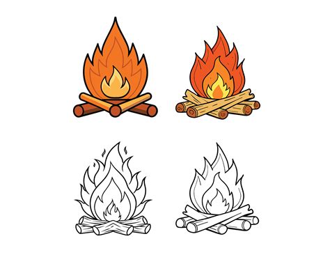 Camp Fire SVG, Camp Fire Clip Art, Camp Fire Cricut Svg, Camp Fire ...