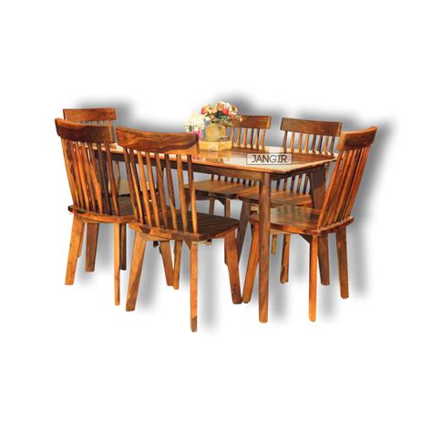 Jasmine Solid Wood Dining Set Six Seater | Jangir Decor