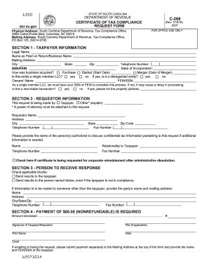 2022-2024 Form SC DoR C-268 Fill Online, Printable, Fillable, Blank ...