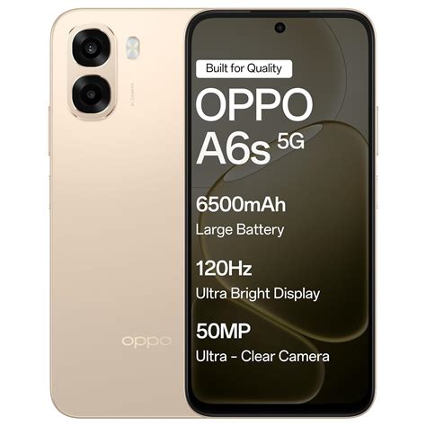 Oppo A6s 5G (Aurora Gold, 4GB RAM,128GB Storage) with No Cost EMI ...