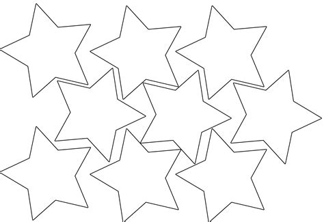 Star Cutouts Printable at Fernande Frank blog