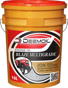 DEEMOIL BLAZE MULTIGRADE 20W-50 CF/SL Heavy Duty Engine Oil Price in ...