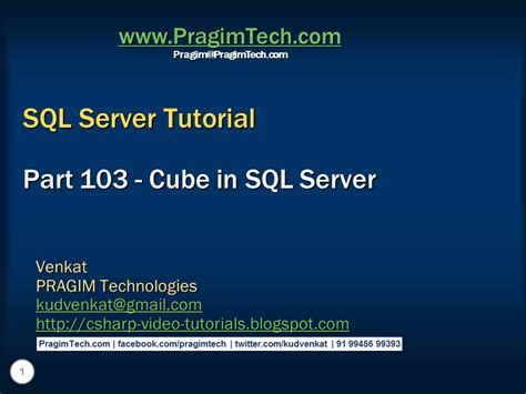 Image result for SQL Cube Tutorial
