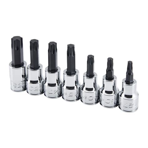 ICON Juego Profesional de Dados con Punta TORX 3/8 Pulg. 7 Piezas 56337 70433