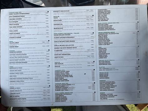 Menu at Olive Garden Rooftop Restro Cum Bar, Guwahati