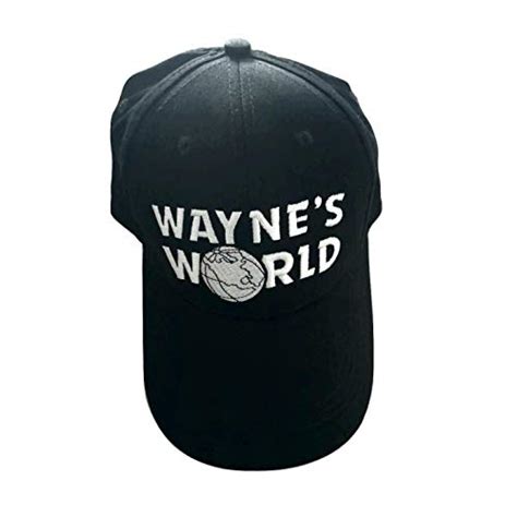 Buy Wayne's World Hat Wayne Campbell Baseball Cap Costume Movie Mike ...