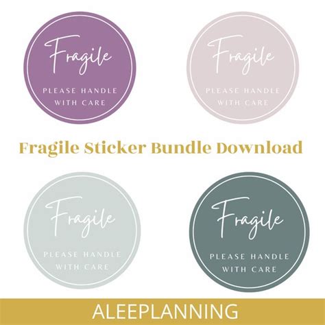 Buy Handle With Care Sticker Online In India - Etsy India