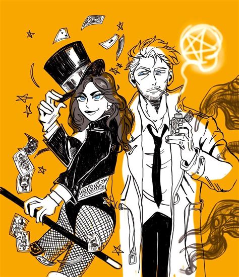 John Constantine and Zatanna | John constantine, Dc comics art, Dc ...