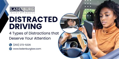 Distracted Driving: 4 Types that Deserve Your Attention