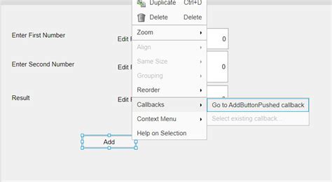 Image result for MATLAB Button GUI