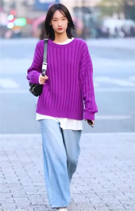 紫色系衣服怎么穿才能不土气？ - 知乎