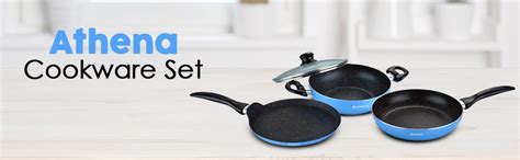 Shop Aluminium Non-Stick Cookware Set of 4 Online At Best Price ...