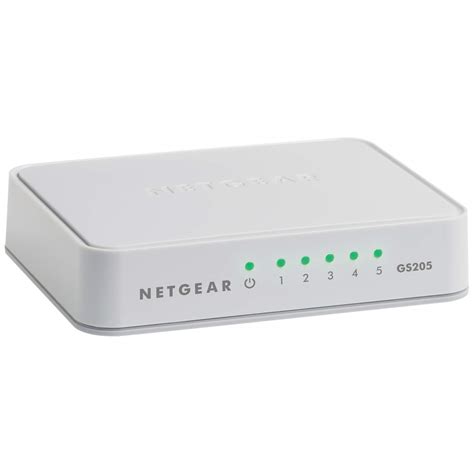 NETGEAR 5-Port Gigabit Ethernet 10/100/1000Mbps Switch (GS205) - Buy ...