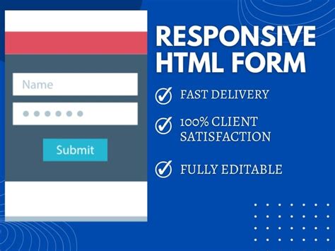 How to Create a Beautiful Responsive Form in HTML and CSS 的图像结果
