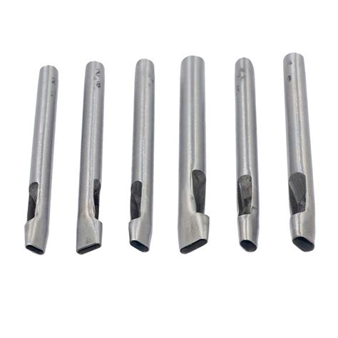 DGOL 6 Sizes Leather Oval Hole Punch Belt Hollow Punching Cutting ...