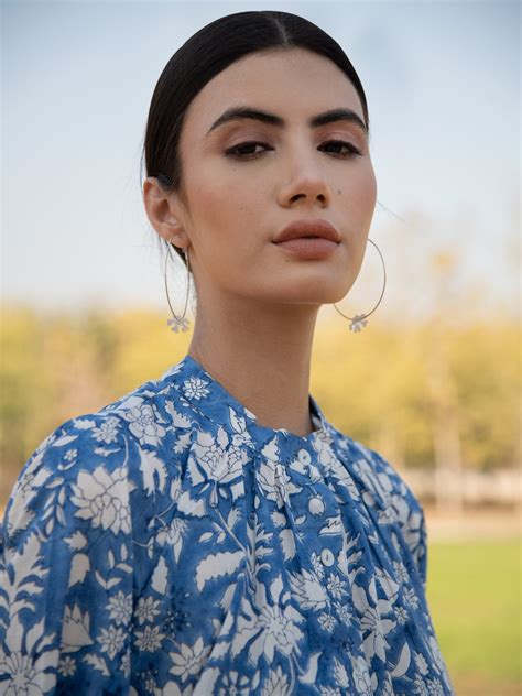 No More Blues Tunic- Blue Hand Block Printed Cotton Tunic Top – Marche